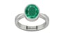 Sterling Silver Emerald Ring Rare Quality (R9)