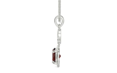 Sterling Silver Hessonite Garnet Pendant Prime Quality (P6)