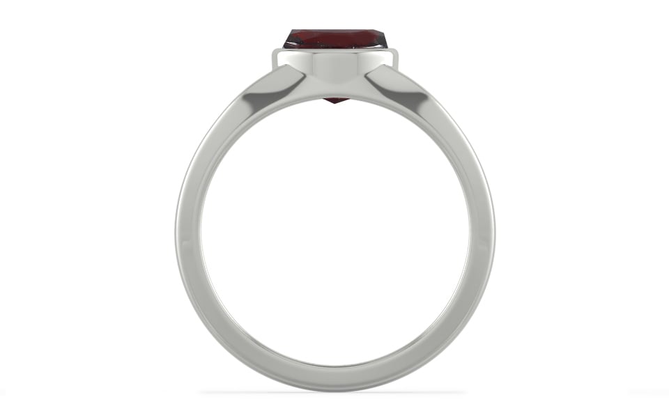 Sterling Silver Hessonite Garnet Ring Fine Quality (R10)