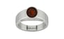 Sterling Silver Hessonite Garnet Ring Fine Quality (R10)