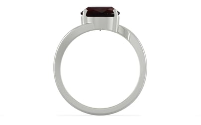 Sterling Silver Hessonite Garnet Ring Fine Quality (R2)