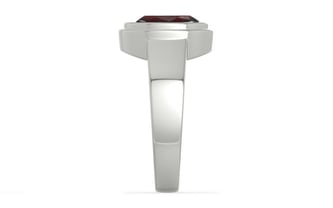 Sterling Silver Hessonite Garnet Ring Fine Quality (R3)