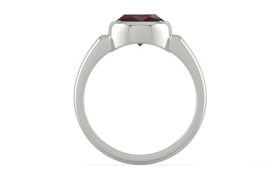Sterling Silver Hessonite Garnet Ring Fine Quality (R6)