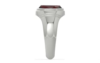 Sterling Silver Hessonite Garnet Ring Fine Quality (R7)