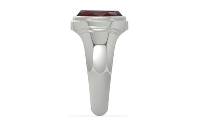 Sterling Silver Hessonite Garnet Ring Fine Quality (R7)