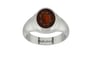 Sterling Silver Hessonite Garnet Ring Fine Quality (R7)