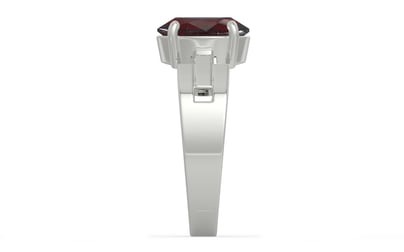 Sterling Silver Hessonite Garnet Ring Fine Quality (R8)