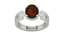 Sterling Silver Hessonite Garnet Ring Fine Quality (R8)