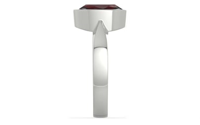 Sterling Silver Hessonite Garnet Ring Fine Quality (R9)