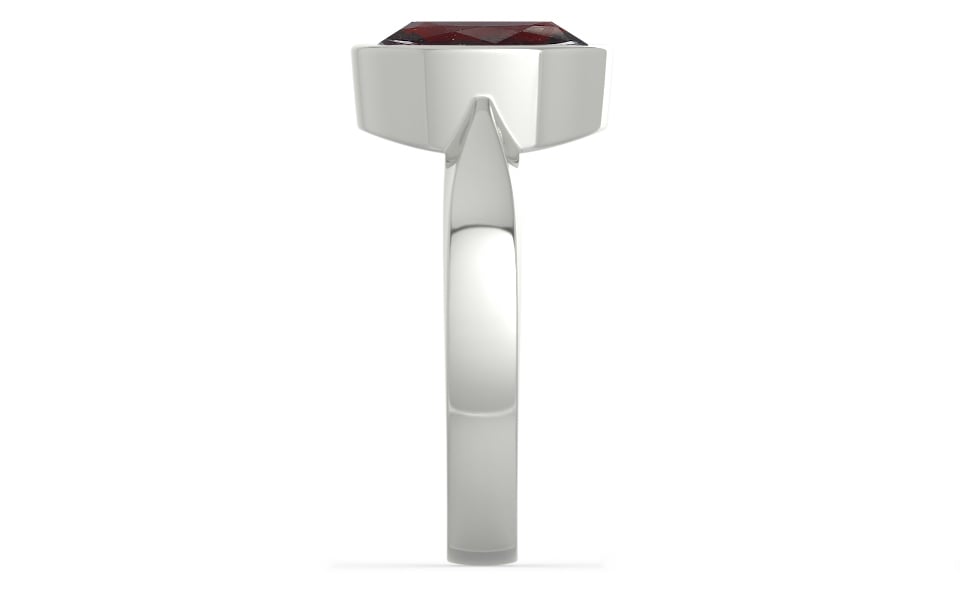 Sterling Silver Hessonite Garnet Ring Fine Quality (R9)