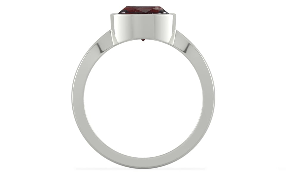 Sterling Silver Hessonite Garnet Ring Fine Quality (R9)