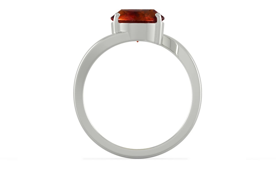 Sterling Silver Hessonite Garnet Ring Limited Quality (R2)