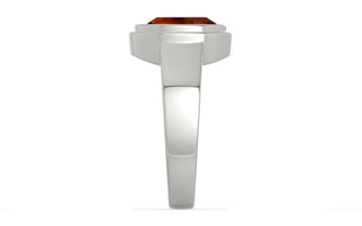 Sterling Silver Hessonite Garnet Ring Limited Quality (R3)