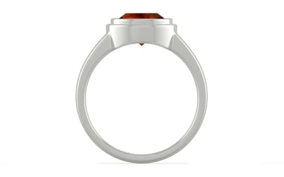 Sterling Silver Hessonite Garnet Ring Limited Quality (R3)