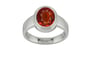 Sterling Silver Hessonite Garnet Ring Limited Quality (R3)