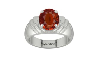 Sterling Silver Hessonite Garnet Ring Limited Quality (R4)