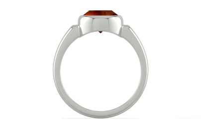 Sterling Silver Hessonite Garnet Ring Limited Quality (R6)