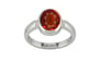 Sterling Silver Hessonite Garnet Ring Limited Quality (R6)
