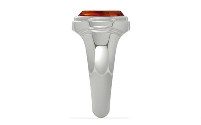 Sterling Silver Hessonite Garnet Ring Limited Quality (R7)