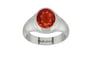 Sterling Silver Hessonite Garnet Ring Limited Quality (R7)
