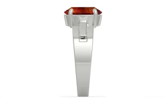 Sterling Silver Hessonite Garnet Ring Limited Quality (R8)