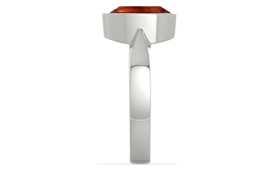 Sterling Silver Hessonite Garnet Ring Limited Quality (R9)