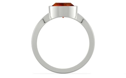 Sterling Silver Hessonite Garnet Ring Limited Quality (R9)