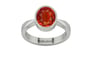 Sterling Silver Hessonite Garnet Ring Limited Quality (R9)