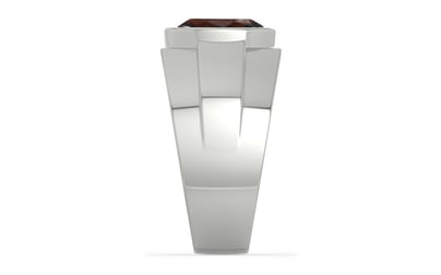 Sterling Silver Hessonite Garnet Ring Prime Quality (R1)