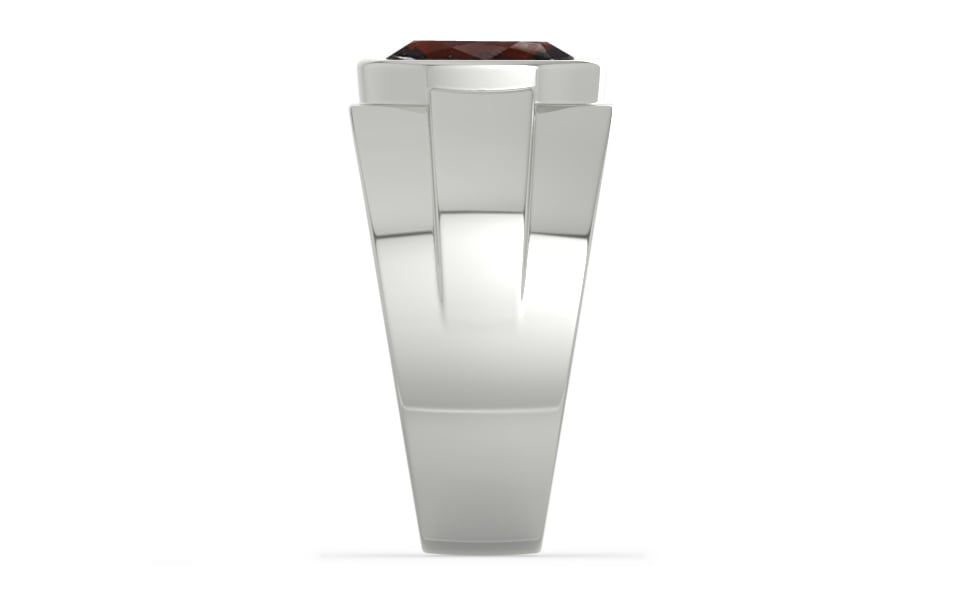 Sterling Silver Hessonite Garnet Ring Prime Quality (R1)