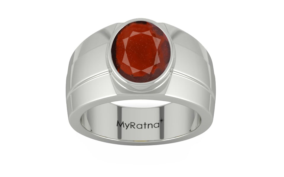 Sterling Silver Hessonite Garnet Ring Prime Quality (R1)