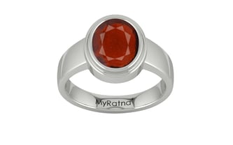 Sterling Silver Hessonite Garnet Ring Prime Quality (R3)