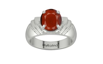 Sterling Silver Hessonite Garnet Ring Prime Quality (R4)