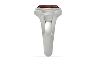 Sterling Silver Hessonite Garnet Ring Prime Quality (R7)