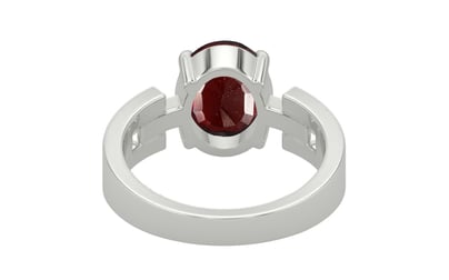 Sterling Silver Hessonite Garnet Ring Prime Quality (R8)
