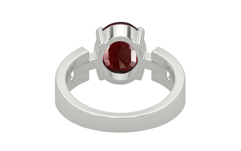 Sterling Silver Hessonite Garnet Ring Prime Quality (R8)