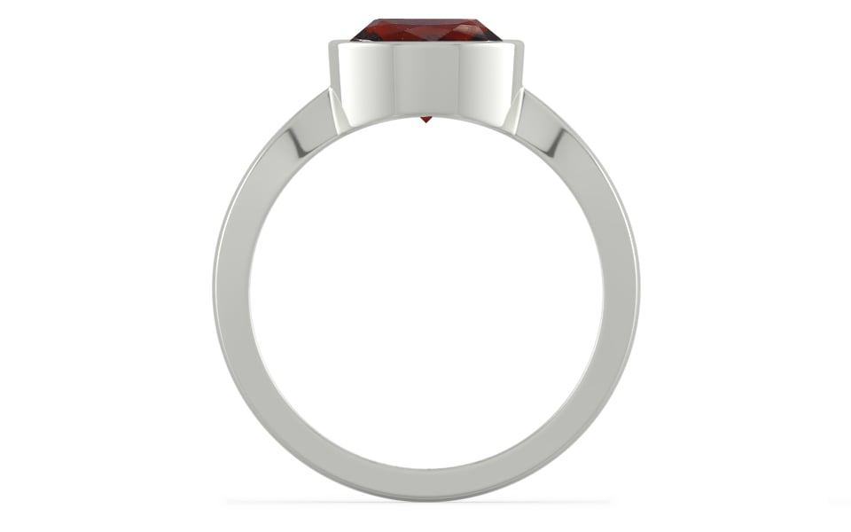 Sterling Silver Hessonite Garnet Ring Prime Quality (R9)