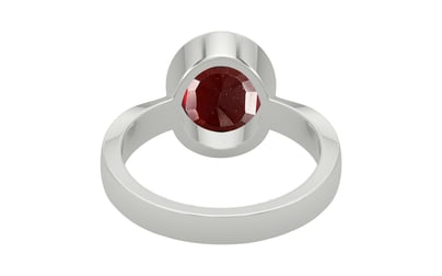 Sterling Silver Hessonite Garnet Ring Prime Quality (R9)