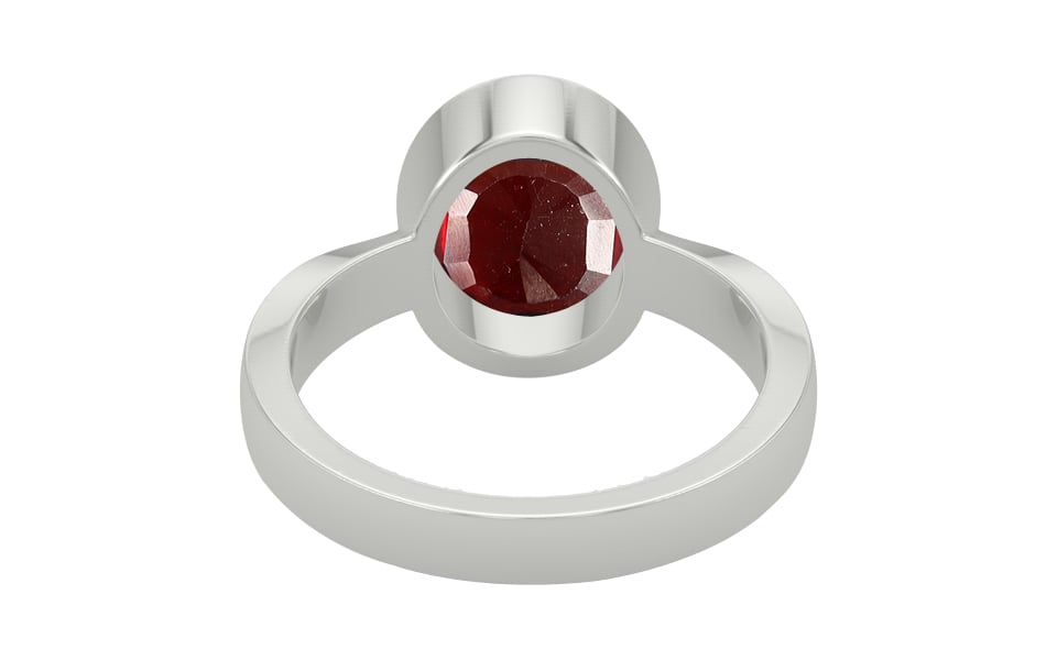 Sterling Silver Hessonite Garnet Ring Prime Quality (R9)