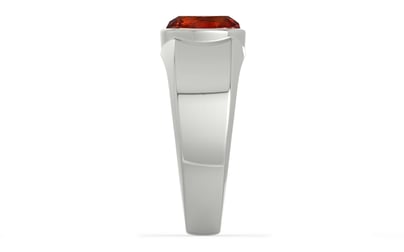 Sterling Silver Hessonite Garnet Ring Rare Quality (R10)