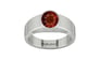 Sterling Silver Hessonite Garnet Ring Rare Quality (R10)