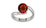 Sterling Silver Hessonite Garnet Ring Rare Quality (R2)