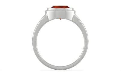 Sterling Silver Hessonite Garnet Ring Rare Quality (R3)