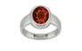 Sterling Silver Hessonite Garnet Ring Rare Quality (R3)