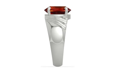 Sterling Silver Hessonite Garnet Ring Rare Quality (R4)