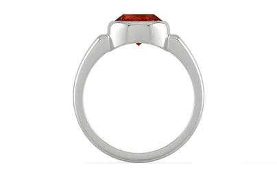 Sterling Silver Hessonite Garnet Ring Rare Quality (R6)