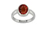 Sterling Silver Hessonite Garnet Ring Rare Quality (R6)