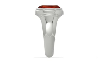 Sterling Silver Hessonite Garnet Ring Rare Quality (R7)