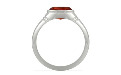 Sterling Silver Hessonite Garnet Ring Rare Quality (R7)