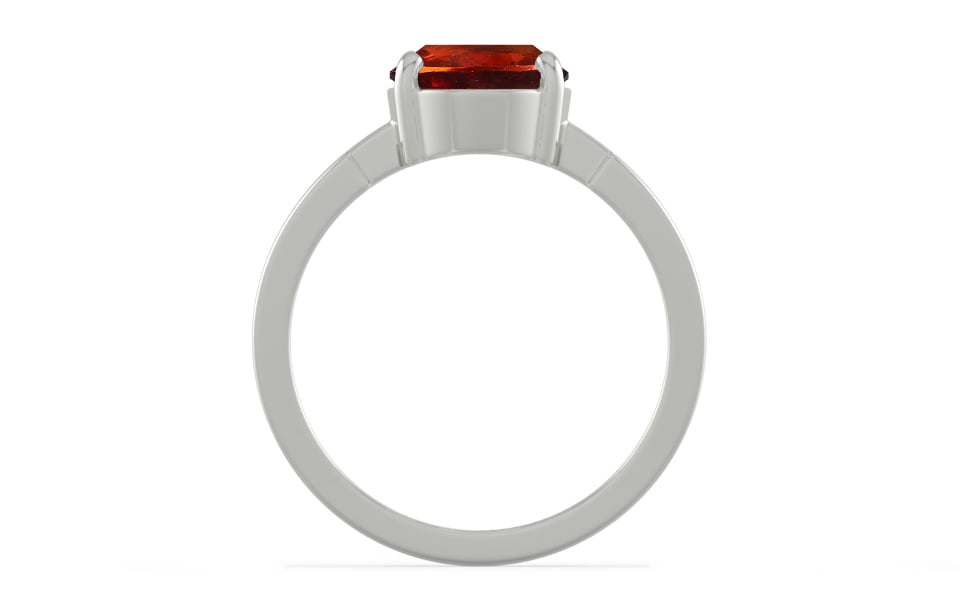 Sterling Silver Hessonite Garnet Ring Rare Quality (R8)